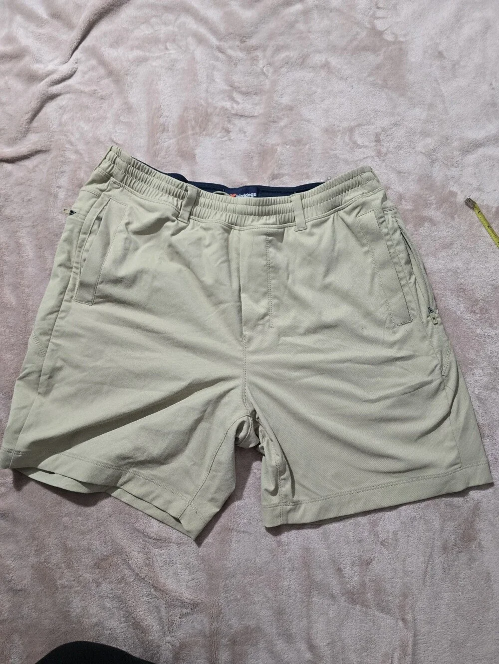 Birddogs Tan Khaki Shorts - No Liner - Size Large